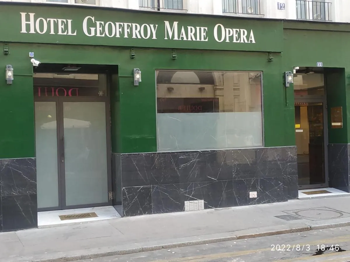 Hotel Geoffroy Marie Opera Parijs