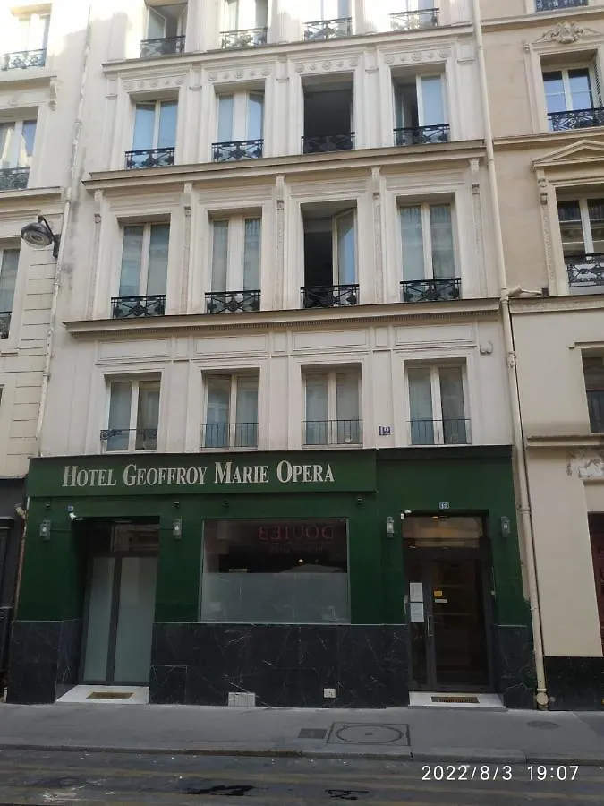 ***  Hotel Geoffroy Marie Opera Paris Fransa